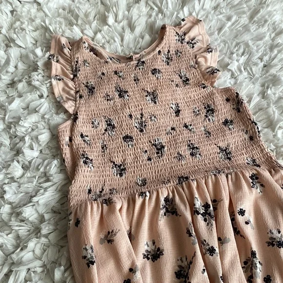 NWT Melloday Pink Floral Smocked Maxi Midi Dress - Picture 8 of 14